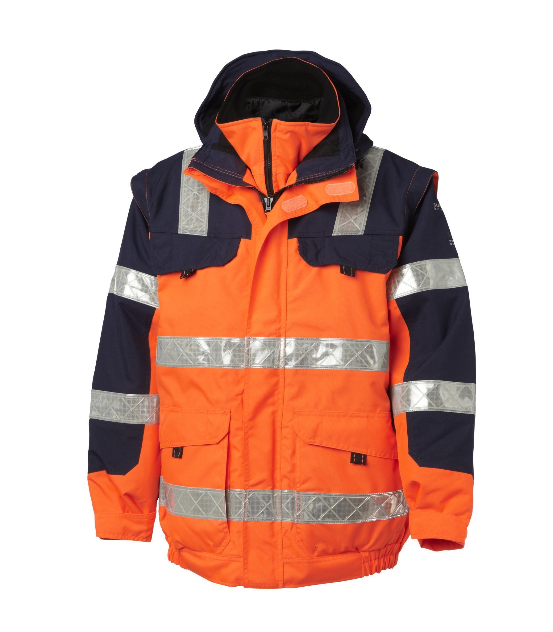 Chaqueta Piloto Superior 3 en 1 – Bicolor (Hi-Vis, negro-amarillo o naranja)