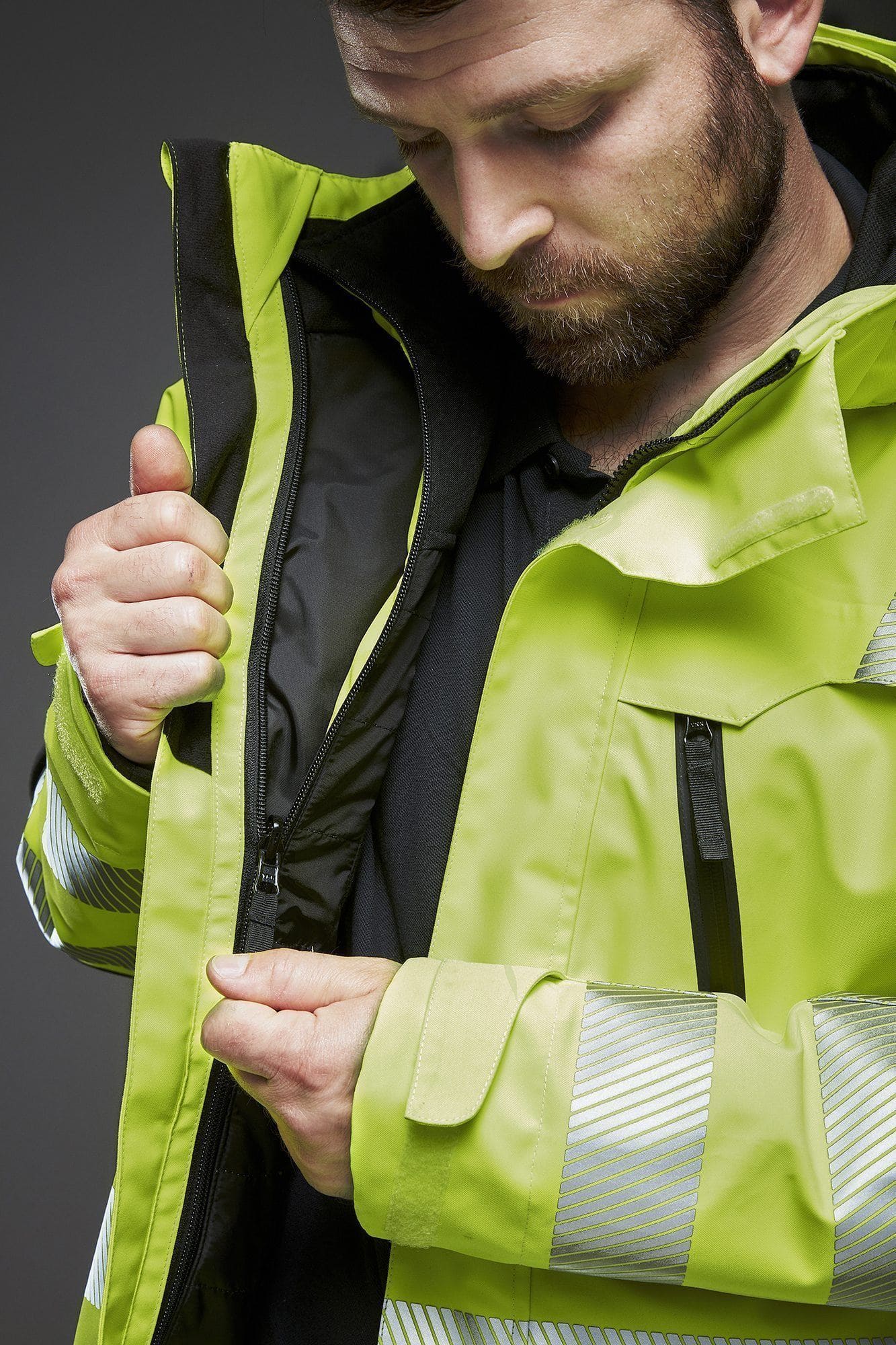 Zip-In-Wendejacke